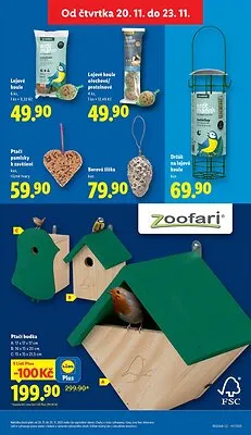 akční leták Lidl 20.11.2025-23.11.2025