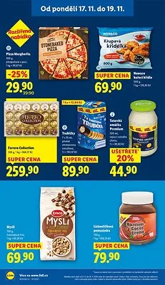 akční leták Lidl 17.11.2025-19.11.2025