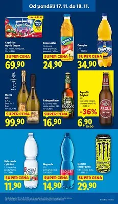 akční leták Lidl 17.11.2025-19.11.2025
