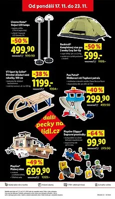 akční leták Lidl 17.11.2025-19.11.2025