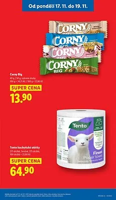akční leták Lidl 17.11.2025-19.11.2025