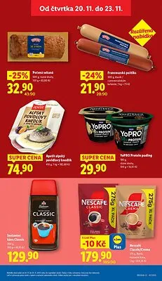 akční leták Lidl 20.11.2025-23.11.2025