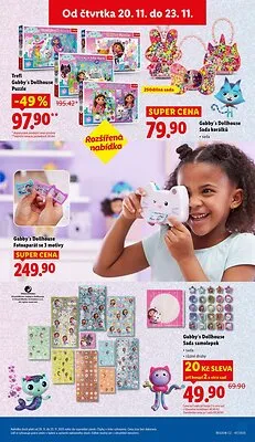 akční leták Lidl 20.11.2025-23.11.2025