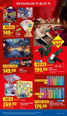 akční leták Lidl 20.11.2025-23.11.2025