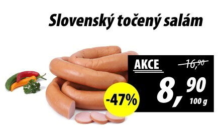 Salám slovenský točený