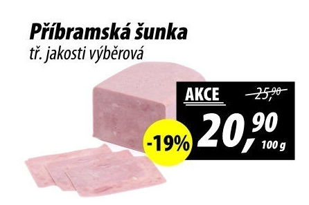 Šunka výběrová příbramská