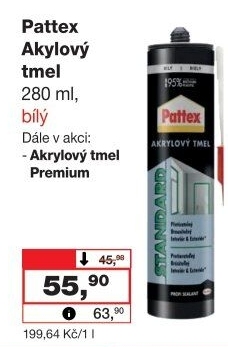 Akrylový tmel Pattex