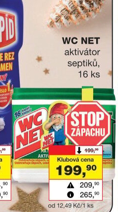 Aktivátor septiků biologický WC Net