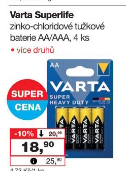 Baterie Superlife Varta