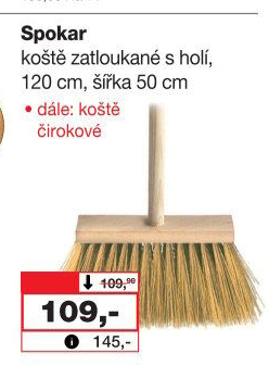 Koště dřevěné Spokar
