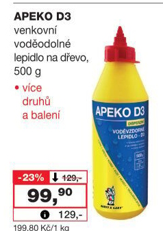 Lepidlo venkovní Apeko