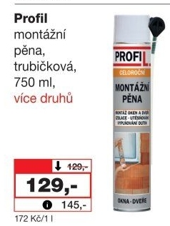 Montážní pěna Profil