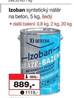 Nátěr na beton Izoban Detecha