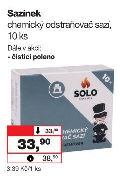 Odstraňovač sazí Sazínek Solo