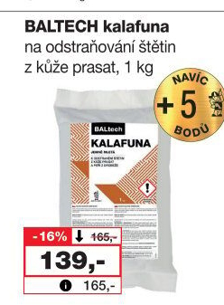 Přípravek Kalafuna k odstranění štětin Baltech