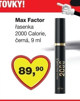 Řasenka 2000 Calorie Max Factor