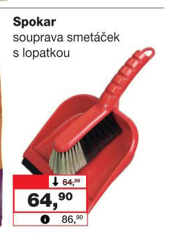 Smetáček a lopatka Spokar