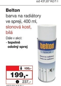 Sprej na radiátory Belton