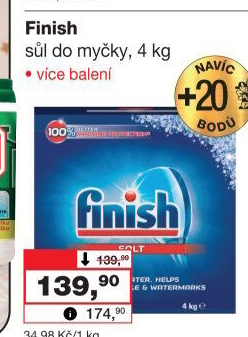Sůl do myčky Finish