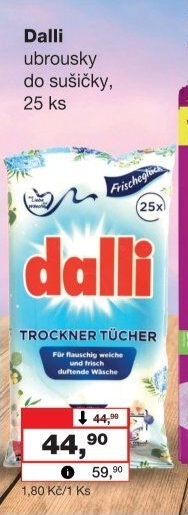 Ubrousky do sušičky Dalli