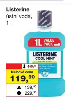 Ústní voda Listerine