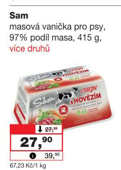 Vanička pro psy Sam Chejn