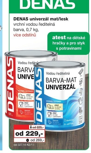Vrchní barva Denas Uni