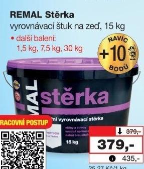 Vyrovnávací stěrka Remal