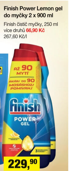Čistič myčky Finish