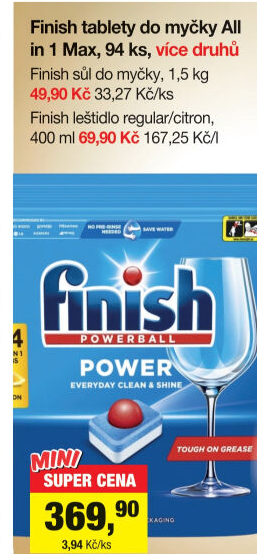 Sůl do myčky Finish