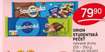 Čokoláda Studentská pečeť Orion