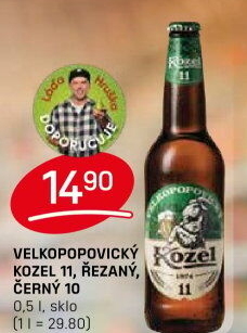 Pivo světlý ležák 11° Medium Velkopopovický Kozel