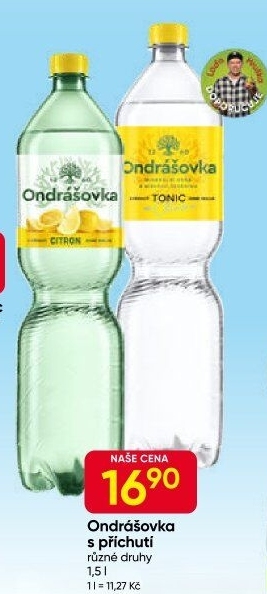 Voda ochucená Ondrášovka