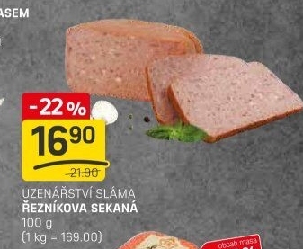 Řezníkova sekaná Sláma