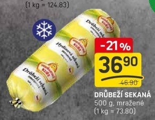 Sekaná drůbeží mražená Vodňanské kuře
