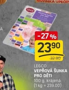 Šunka dětská vepřová LE&amp