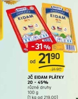 Sýr Eidam Jihočeský Madeta