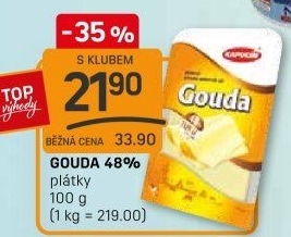 Sýr Gouda 48% Kapucín