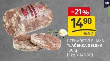 Tlačenka selská Sláma