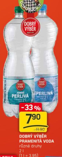 Voda přírodní Dobrý Výběr