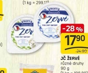 Žervé Jihočeské Madeta