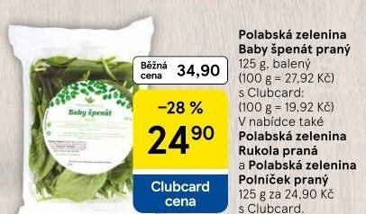 Baby špenát Polabská zelenina
