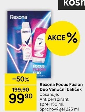 Dárková kazeta Focus Fusion Duo Rexona