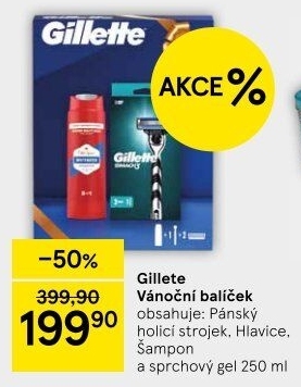Dárková kazeta pánská Gillette