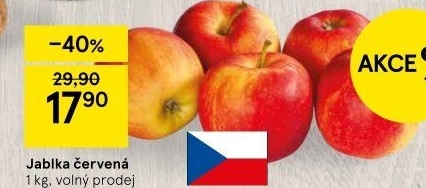 Jablka červená