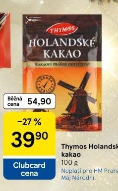 Kakao holandské Thymos
