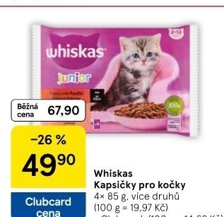 Kapsičky pro kočky Whiskas