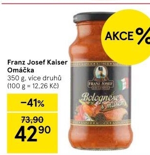 Omáčky na těstoviny Exclusive Franz Josef Kaiser