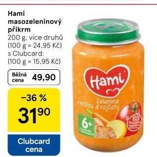 Příkrm masozeleninový Hami