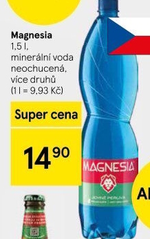 Přírodní voda Magnesia